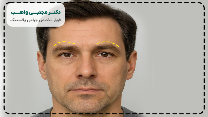 جراحی لیفت ابرو مردانه