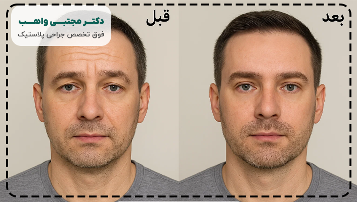 جراحی لیفت ابرو پسرانه